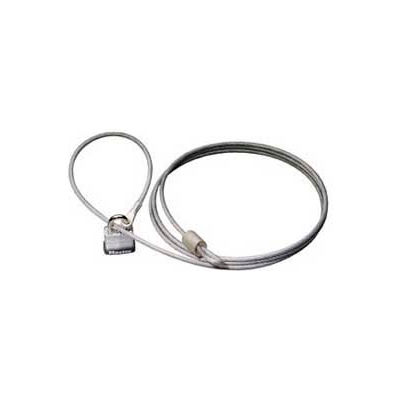Verrouillage principal® câble de couverture de voiture no 715DAT - Kit de verrouillage W/7'L Câble et Verrouillage vergé - Qté par paquet : 4