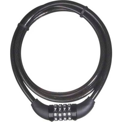 Master Lock® no. 8119DPF combinaison câble antivol, 60 "L - Qté par paquet : 4