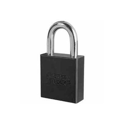 No Lock® américain A1205BLK haute sécurité aluminium massif cadenas 5 Pin bouteilles - Noir - Qté par paquet : 24