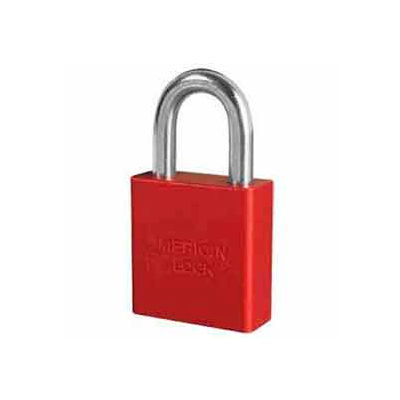No Lock® américain A1265RED haute sécurité aluminium massif cadenas 6 Pin bouteilles - Rouge - Qté par paquet : 24