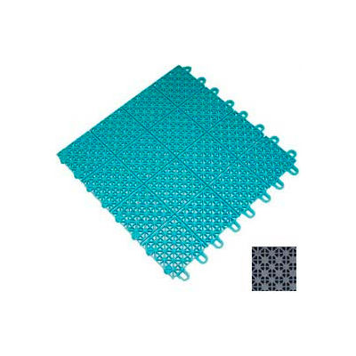 Mateflex III Outdoor Swimming Pool Decking Tile 351315, 12"L X 12"W, Silver Metallic