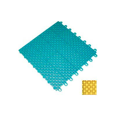 Mateflex III Outdoor Swimming Pool Decking Tile 351363, 12"L X 12"W, Yellow