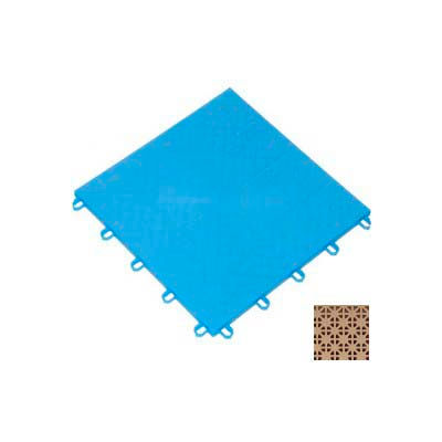 Mateflex ProGym Multi-Sport Indoor Tile 363331, 12"L X 12"W, Desert Sand