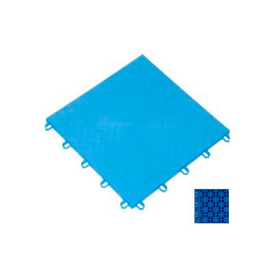 Mateflex ProGym Multi-Sport Indoor Tile 363341, 12"L X 12"W, Royal Blue