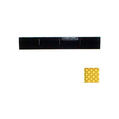 Mateflex HomeCourt Edge Male Connecting Piece 450163, 12"L X 1-3/4"W, Yellow