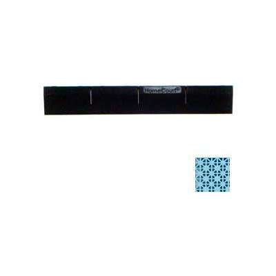 Mateflex HomeCourt Edge Male Connecting Piece 450169, 12"L X 1-3/4"W, Ice Blue