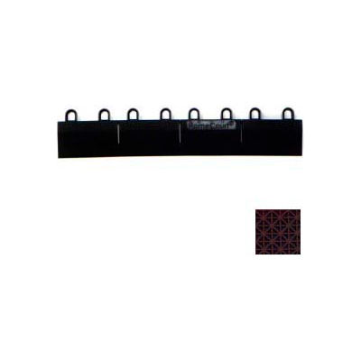 Mateflex HomeCourt Edge Female Connecting Piece 450239, 12"L X 1-3/4"W, Chocolate