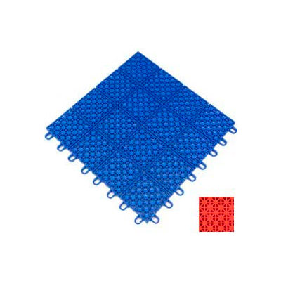 Mateflex HomeCourt Multi-Sport Outdoor Tile 451323, 12"L X 12"W, Orange