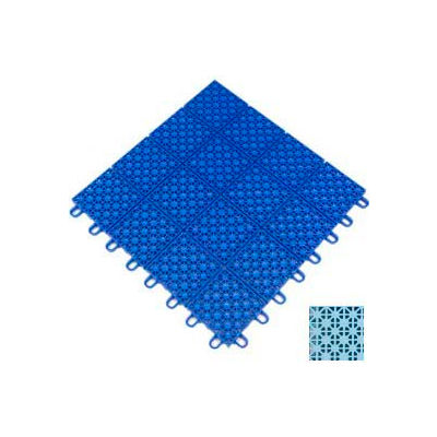Mateflex HomeCourt Multi-Sport Outdoor Tile 451369, 12"L X 12"W, Ice Blue