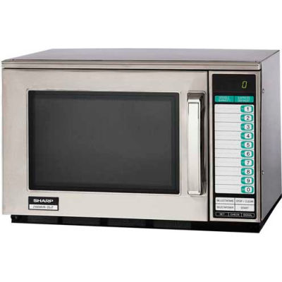 Four à micro-ondes sharp® commercial, 2100 Watts, S/S, 20-1/8"W x 18-1/2"H x 13-1/4"D