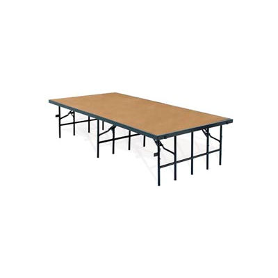 Portable Stage with Hardboard - 96"L x 48"W x 24"H