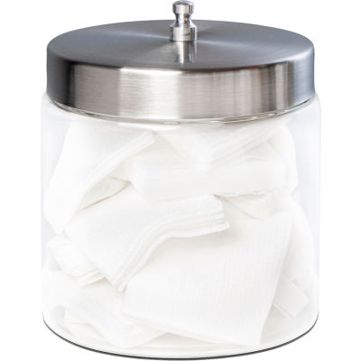 Tech-Med Dressing Jar & Cover, 4 » x 4 », 6/Étui