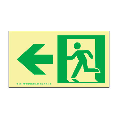 Glow NYC - Directional Sign Left