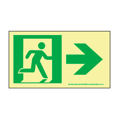 Glow NYC - Directional Sign Right