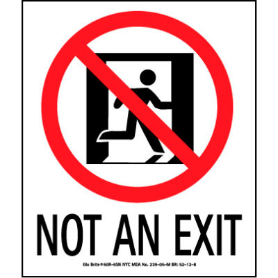 Glow NYC - Wall Mount Not An Exit