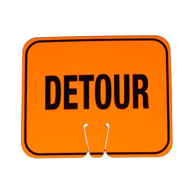 Cone Sign - Detour