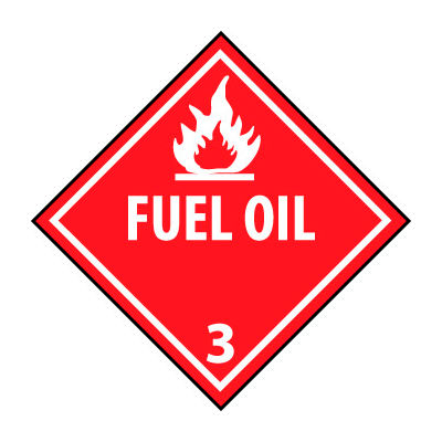 DOT Placard - Fuel Oil