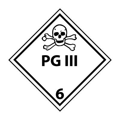 DOT Placard - PG III