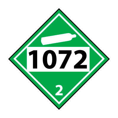 DOT Placard - 1072 2
