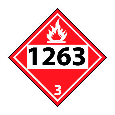 DOT Placard - 1263 3