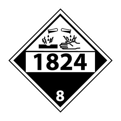 DOT Placard - 1824 8