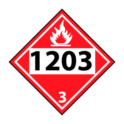 DOT Placard - Four Digit 1203