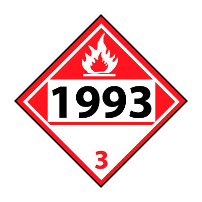 DOT Placard - Four Digit 1993