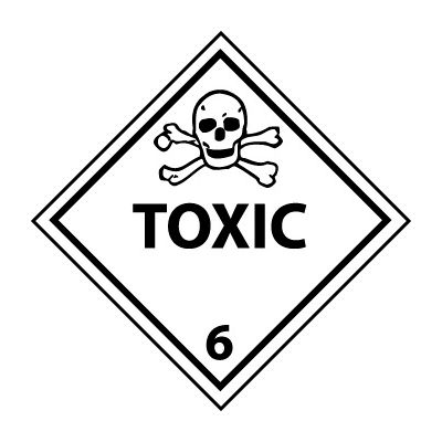 DOT Placard - Toxic 6