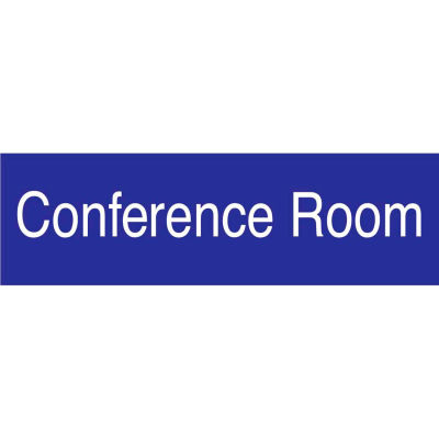 Engraved Sign - Conference Room - Blue