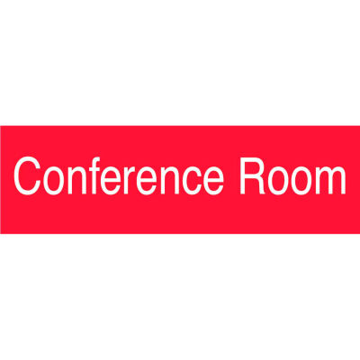 Engraved Sign - Conference Room - Red