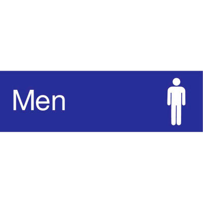 Engraved Sign - Men - Blue