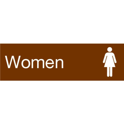 Engraved Sign - Women - Brown
