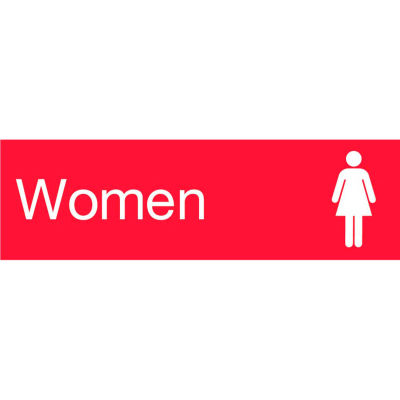 Engraved Sign - Women - Red