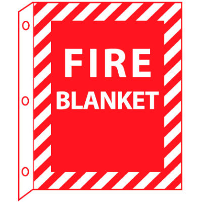 Fire Flange Sign - Fire Blanket