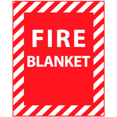 Fire Safety Sign - Fire Blanket - Vinyl
