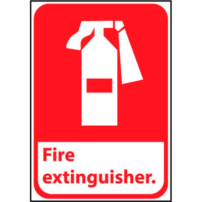 Fire Safety Sign - Fire Extinguisher - Vinyl