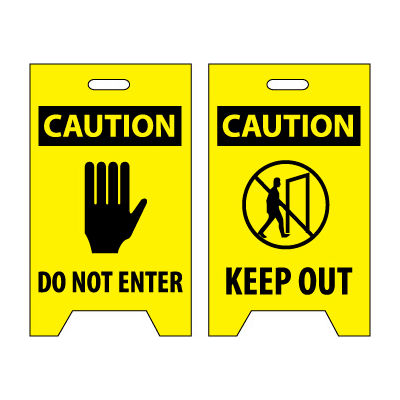 Floor Sign - Caution Do Not Enter Keep Out