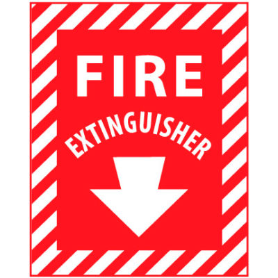 Fire Safety Sign - Fire Extinguisher - Fiberglass