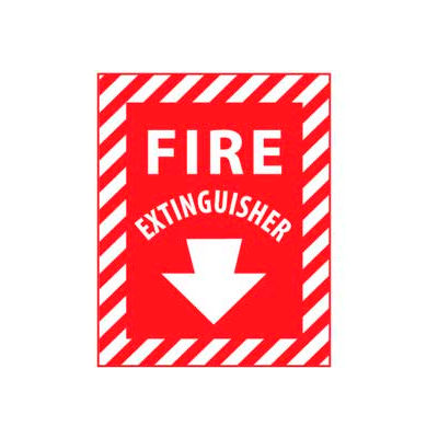 Fire Safety Sign - Fire Extinguisher - Plastic