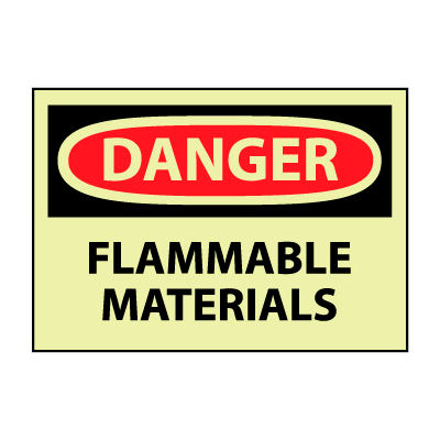 Glow Danger Vinyl - Flammable Material