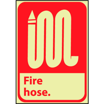 Glow Sign Vinyl - Fire Hose