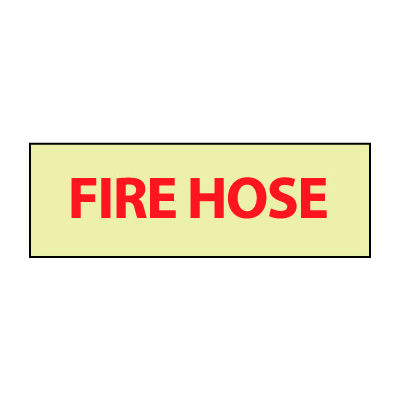 Glow Sign Vinyl - Fire Hose