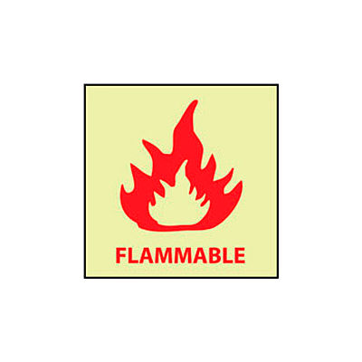 Glow Sign Vinyl - Flammable