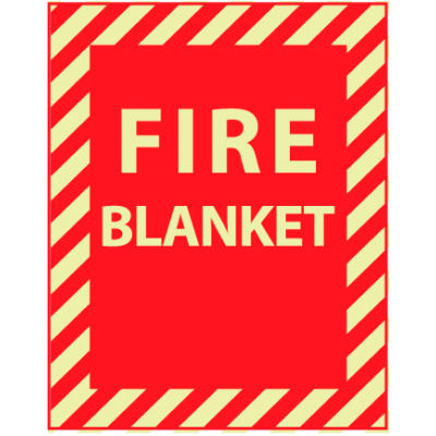 Glow Sign Rigid Plastic - Fire Blanket