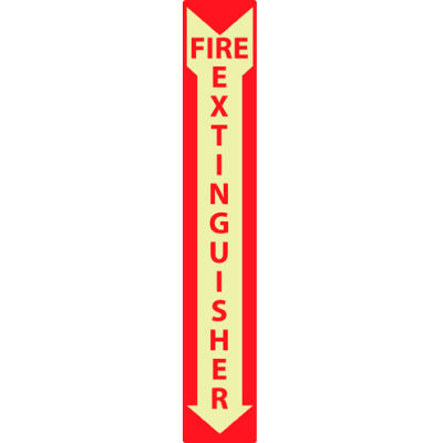 Glow Sign Rigid Plastic - Fire Extinguisher