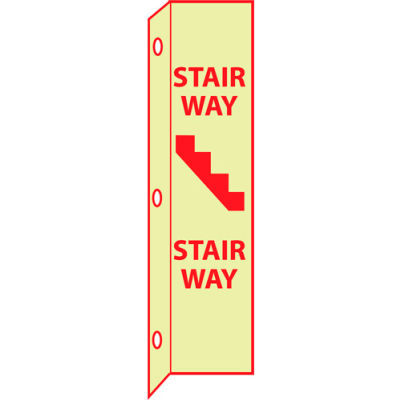 3D Glow Sign Plastic - Stairway