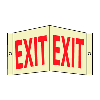 3D Glow Sign Acrylic - 8X14 Exit