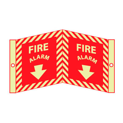 3D Glow Sign Acrylic - Fire Alarm