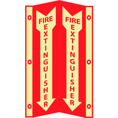 3D Glow Sign Acrylic - 3D Fire Extinguisher