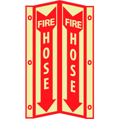 3D Glow Sign Acrylic - 3D Fire Hose
